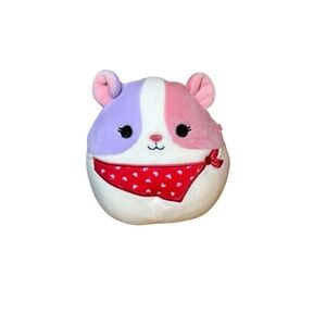 Squishmallows Official Kellytoy 5 Inch Soft Plush Valentines Niven the Hamster